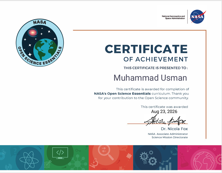 NASA's cert